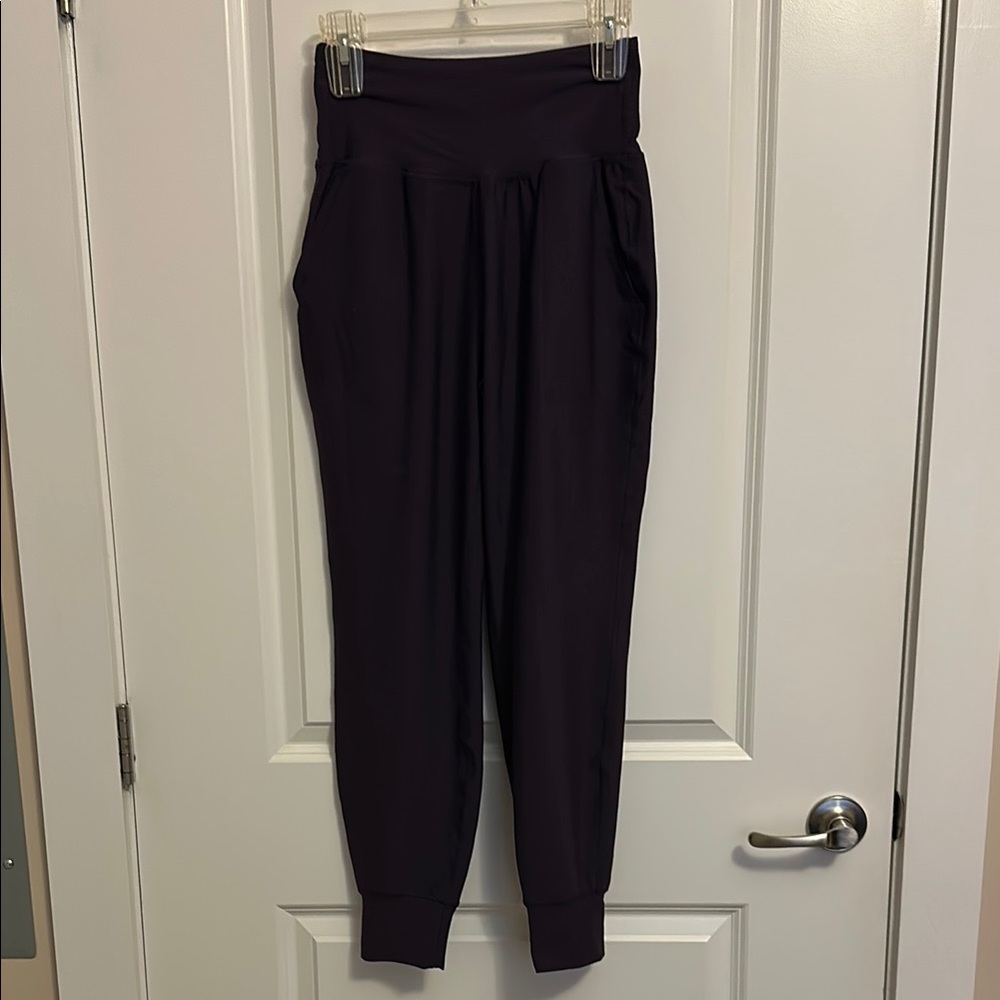 Women's Purple High-Waisted Pants